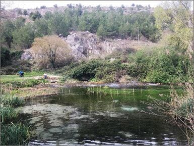 ancient healing spring in popoli