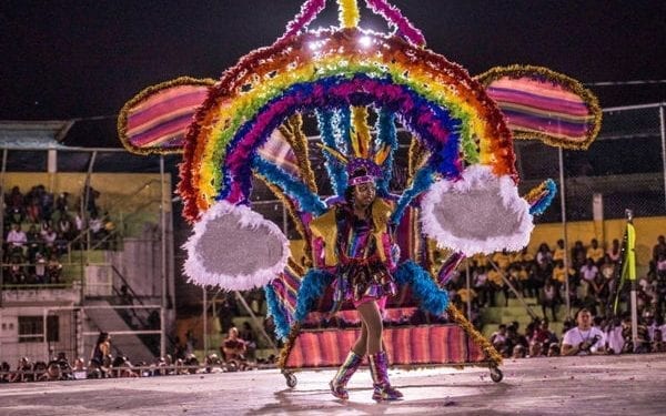 Carnival dancer in Belize