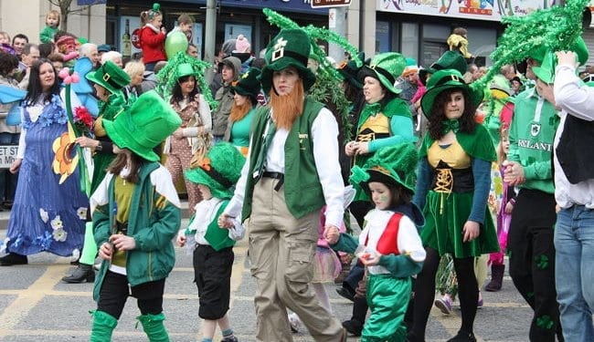 St Patrick's Day parade in Dublin, Ireland