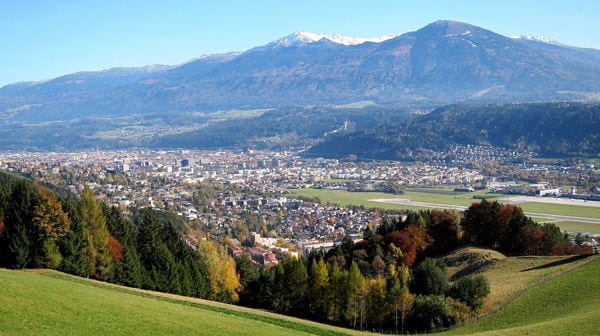Innsbruck Austria view of the mountains