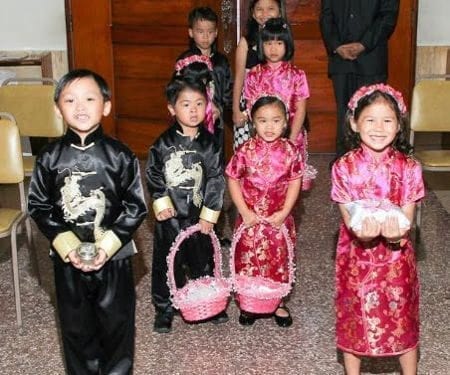 The Loo Family celebrating Chinese New Year’s in Panama