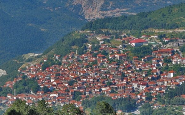Metsovo mountain town in Greece