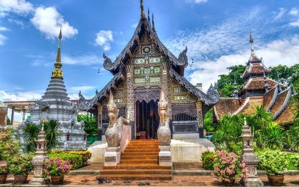 Chiang Mai temple in Thailand
