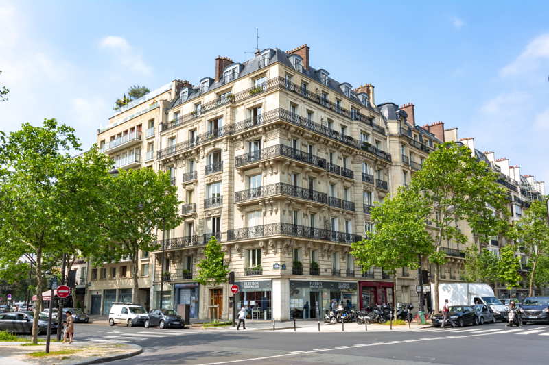 apartment building in paris