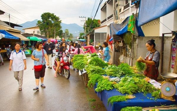 Pai in Thailand street sellers