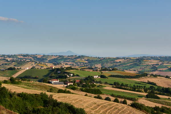 la marche italy rolling hills