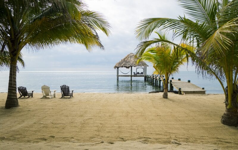 six years in corozal bay beautiful beach belize