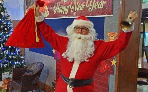 paul as santa claus