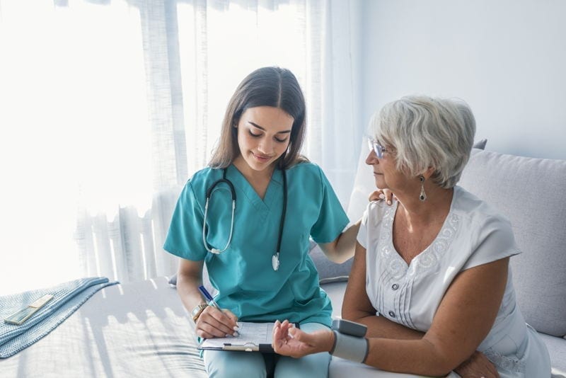 retiree receiving health care in Portugal