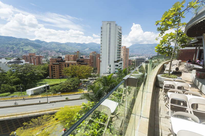 view from medellin balcony