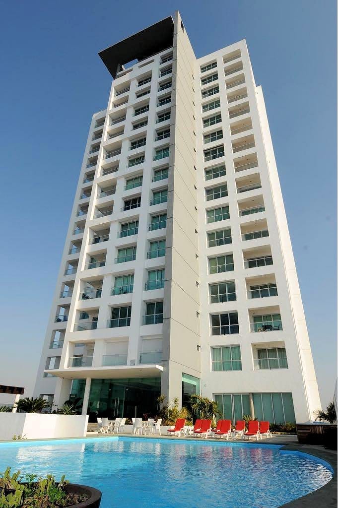 horizon sky building in mazatlan mexico