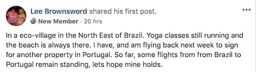 lee brownsword update