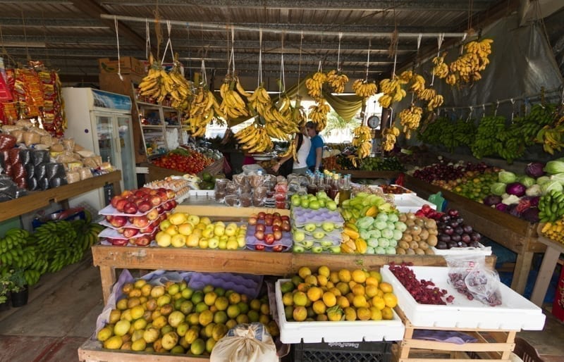 Fresh produce in Belize