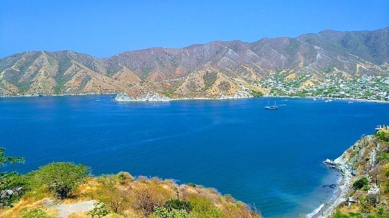 bay near santa marta, colombia