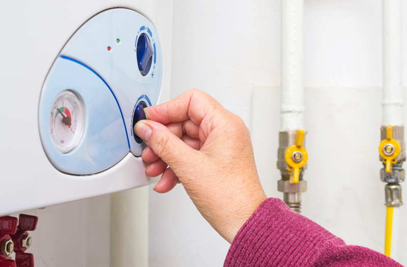 boiler thermostat turn down