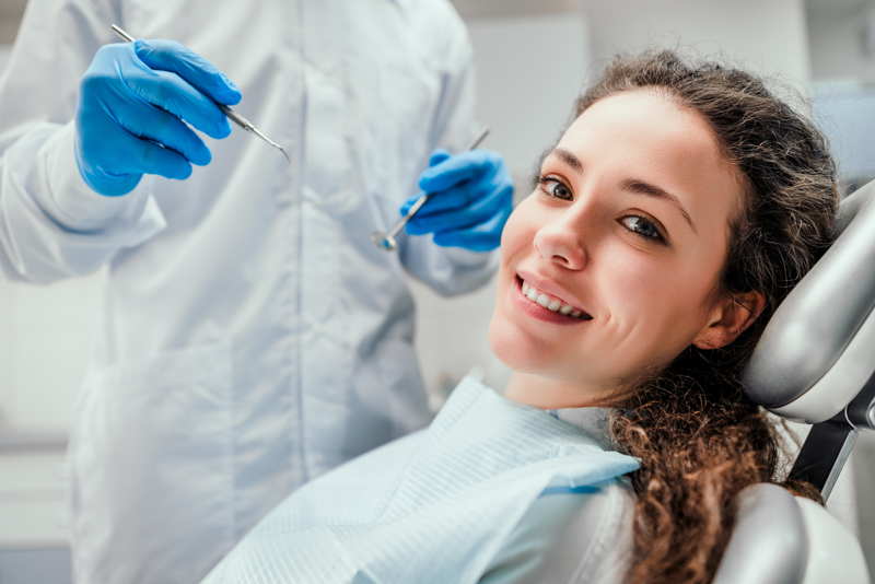 dental tourism lady on treatment chair