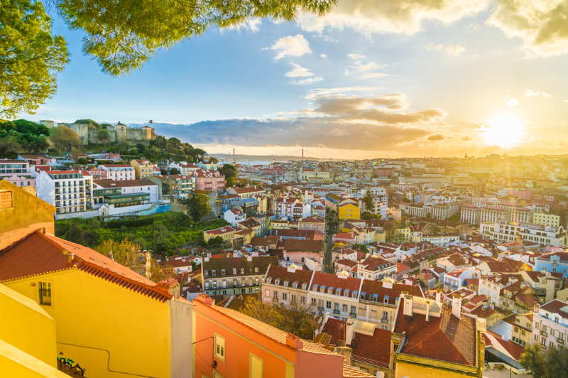 Lisbon at sunset