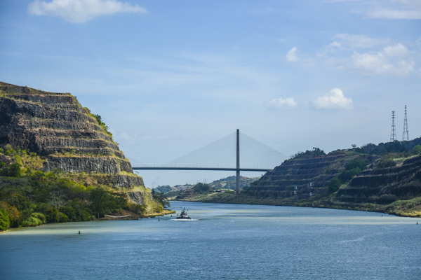 panama canal near to gamboa 