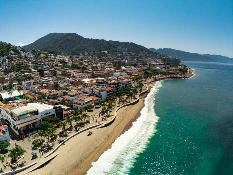 Puerto Vallarta beach town Mexico