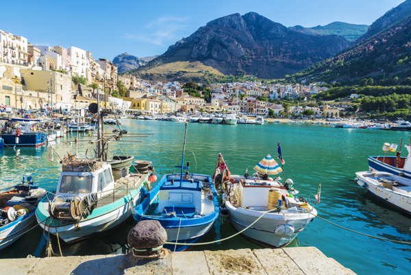 harbour in sicily