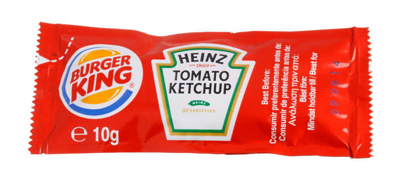 burger king ketchup packet