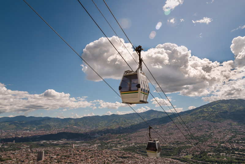 cable car in medellin