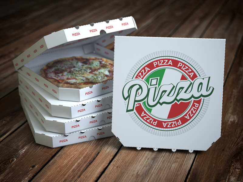 pizza take away boxes