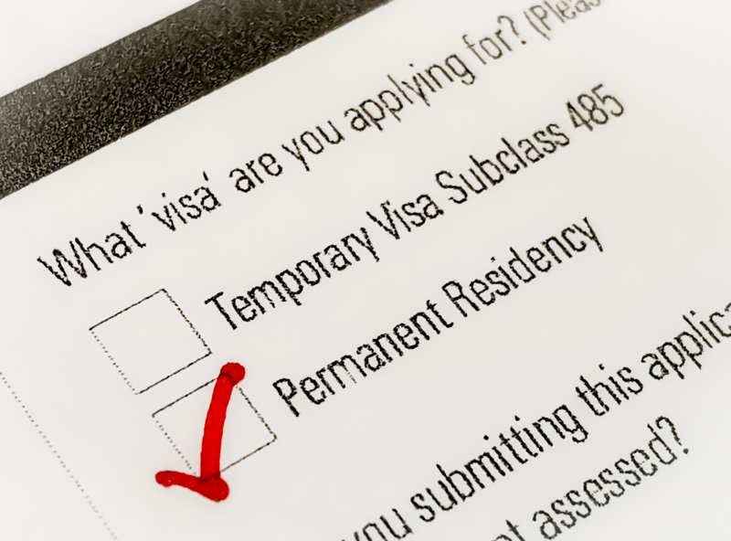 residency application form