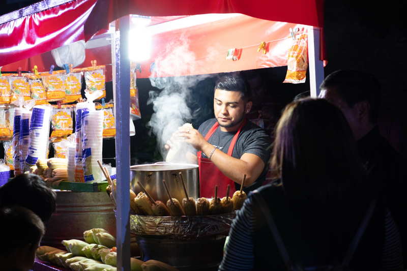 street food stall mexico