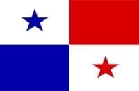 Panamanian flag. comparing panama and colombia