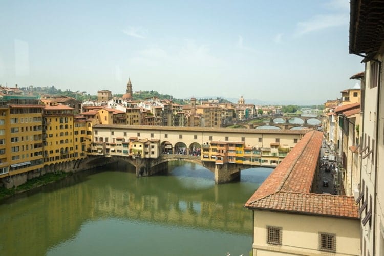 The Ponte Vecchio and Vasari Corridor, Florence