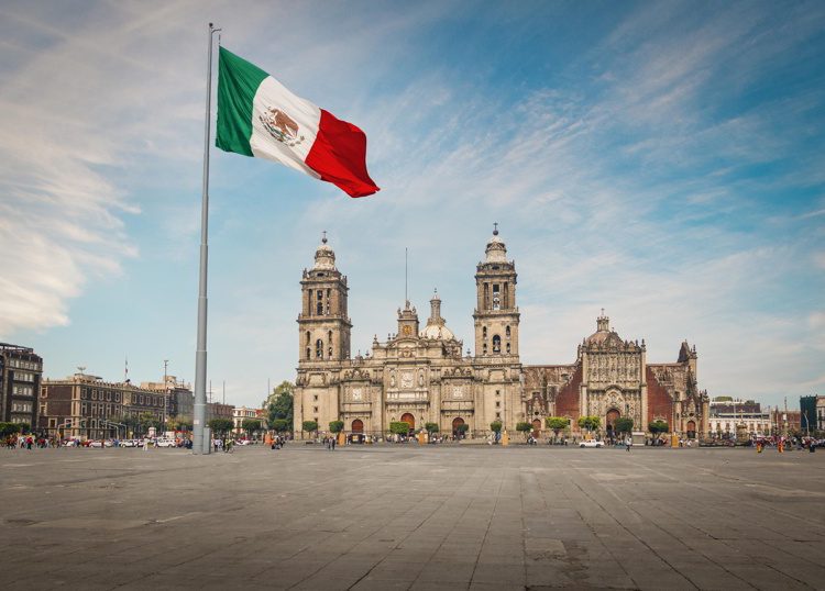 Zocalo Square and Mexico City Cathedral, Mexico