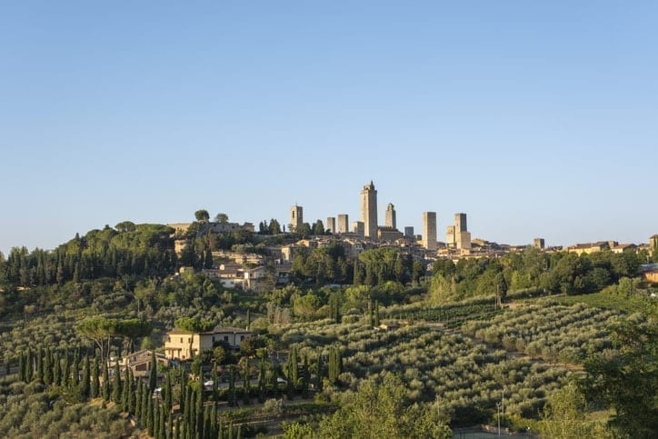 cheapest country to live in Italy, San Gimignano, Siena