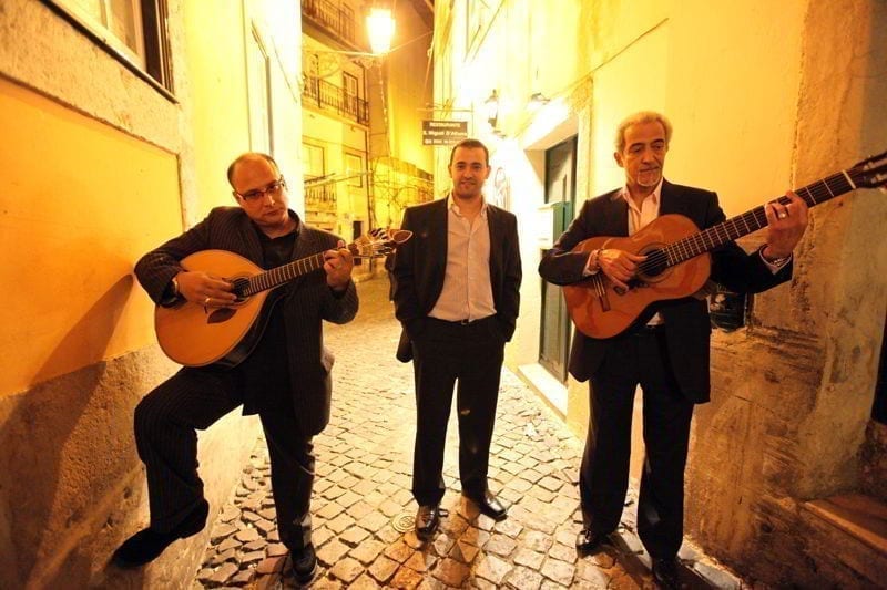 Fado in the old town of Alfama in the city center of Lisbon in Portugal in Europe.