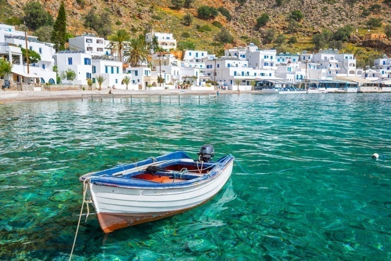 Loutro in Crete, Greece