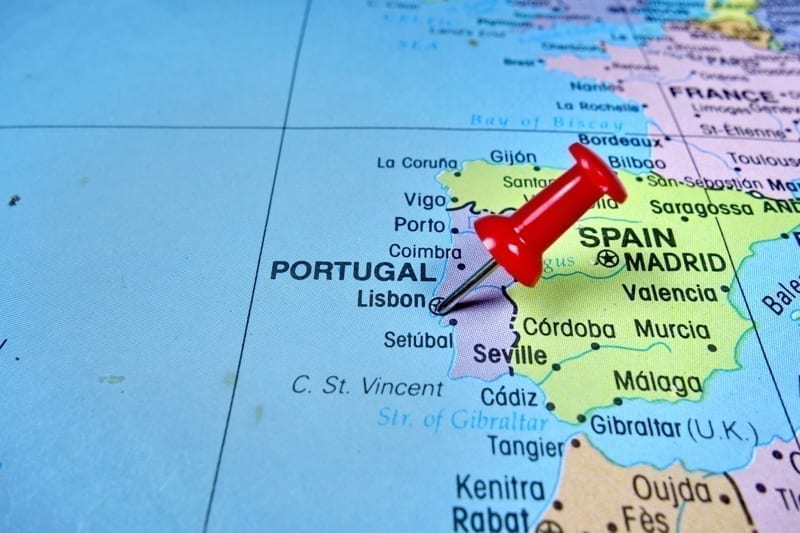 Portugal travel guide map - Portugal travel map (Southern Europe - Europe)