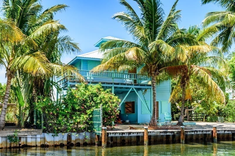 Real estate in Placencia, Belize.