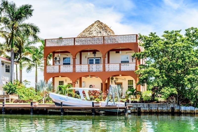 House in Belize. 