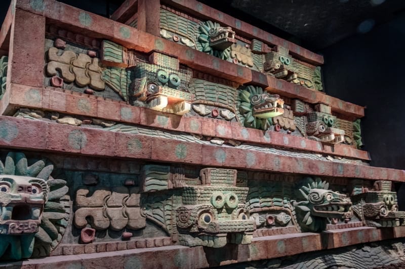 Teotihuacan Temple at National Museum of Anthropology