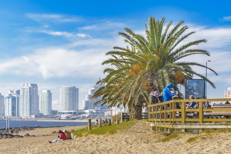 Punta del Este Beach in Uruguay