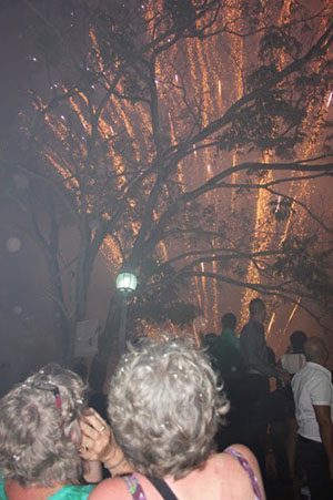 The fireworks in Las Tablas, 2014
