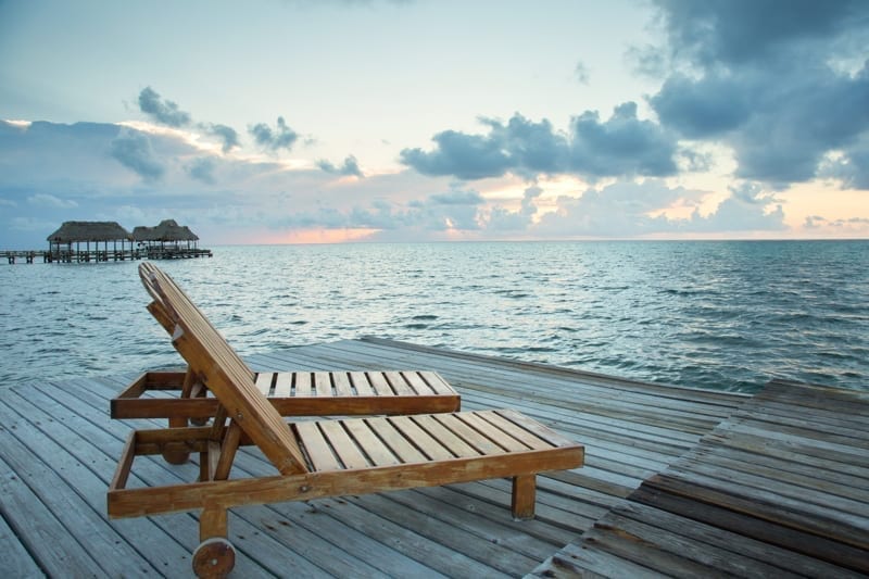 Ambergris Caye, Belize restful relaxing afternoon