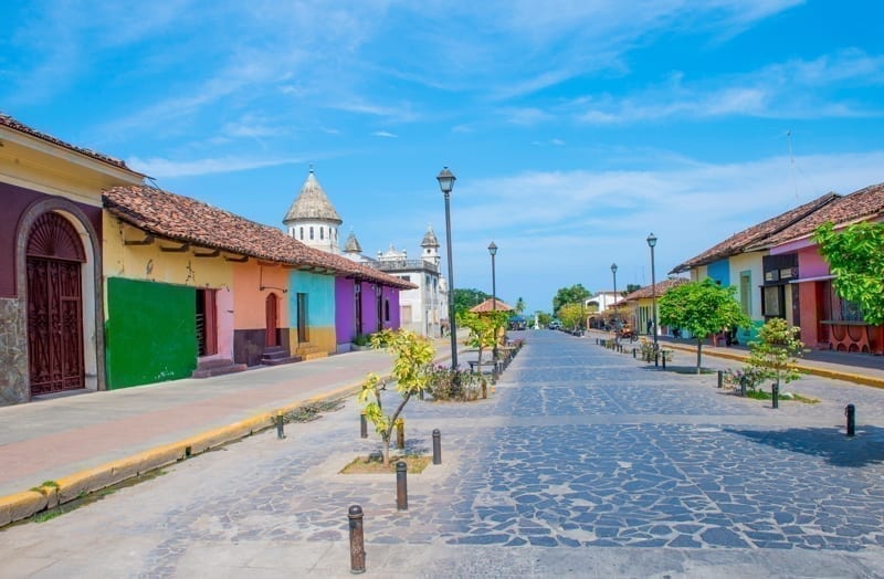 Street view of Granada, Nicaragua