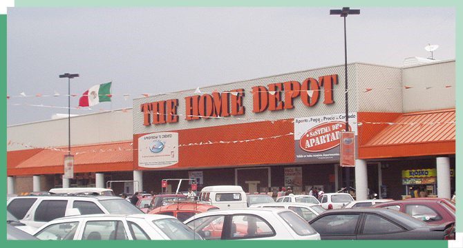 A home depot store in Mexico