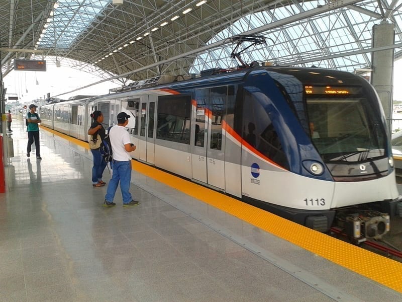 Metro station in Panama City, Panama