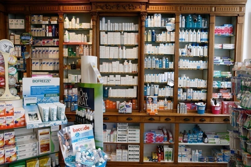 A Drugstore. Health care in Belize