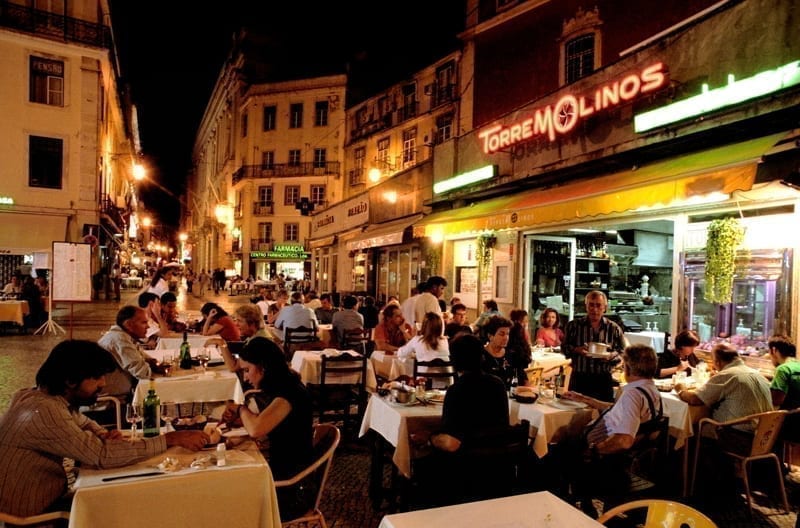Restaurant in Lisbon, Portugal