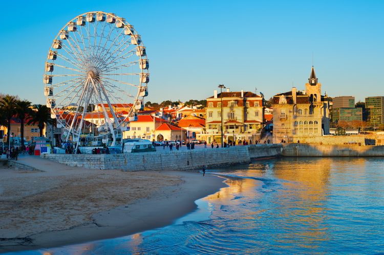 Panorama of Cascais, Portugal