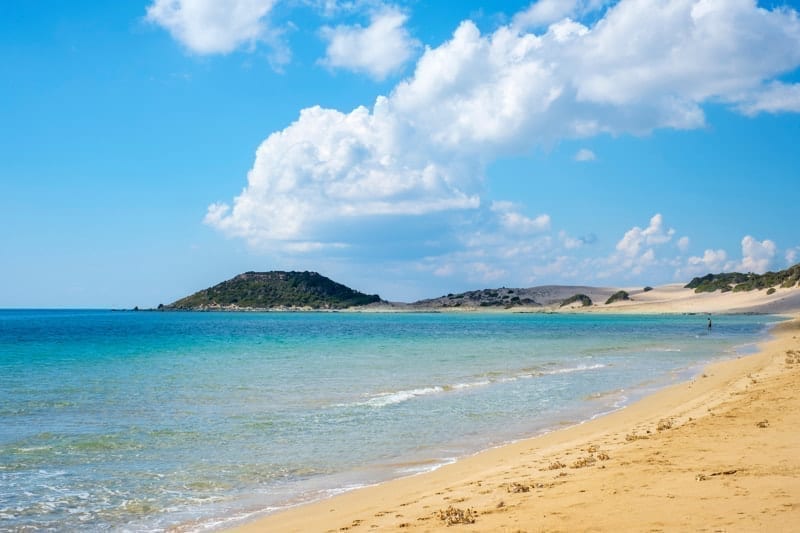 Golden Beach on the Karpaz Peninsula, Iskele District, Northern Cyprus