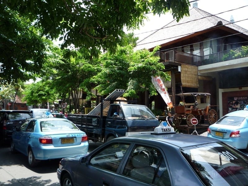 Taxis in Bali, Indonesia